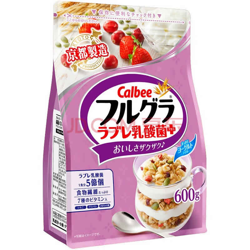 卡乐比 水果麦片乳酸菌风味600g