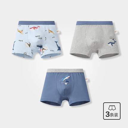 恒源祥 男童纯棉内裤3条