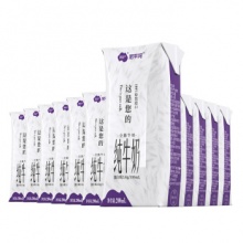 尼平河 3.6g蛋白质全脂高钙纯牛奶200ml*24盒