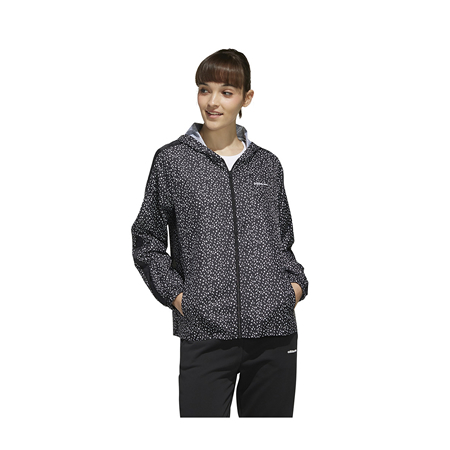 adidas NEO 女款运动连帽外套 防风夹克