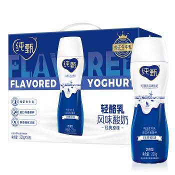 蒙牛 纯甄小蛮腰 高端轻酪乳风味酸牛奶230g*10 