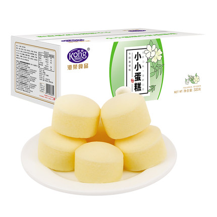 港荣 小小蒸蛋糕牛奶香草 320g