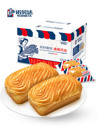 诺贝达 夹心面包420g
