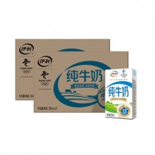伊利无菌砖纯牛奶250ml*21盒*2整箱