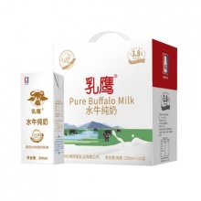 南国乳业水牛纯奶200mlX12盒