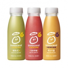 innocent天真 鲜打原果 芒果 草莓 奇异cc混合装250ml*3