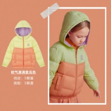 MQD 男女童同款轻柔连帽羽绒服