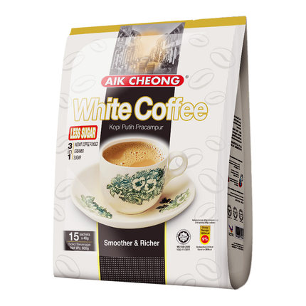 益昌减少糖白咖啡600g