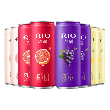 锐澳（RIO）微醺系列 3度 330ml*8罐（4种口味）