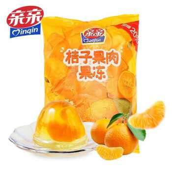 亲亲  桔子果肉果冻450g*3袋