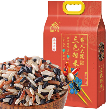 柴火大院 三色糙米 2kg