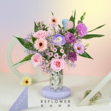 花点时间 教师节定制鲜花-渠道专享 筑梦星空-满天星花束 
