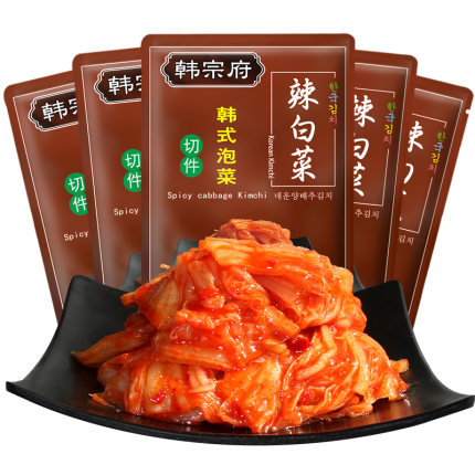 韩宗府 韩国辣白菜450g*2袋
