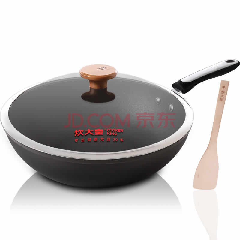 炊大皇炒锅IH炒菜锅高拱盖32cm