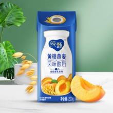 蒙牛 纯甄黄桃燕麦口味 200g*10盒