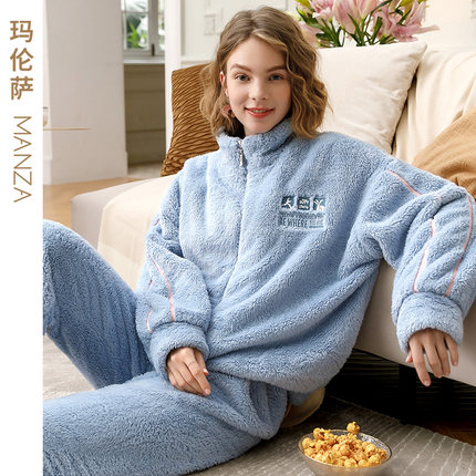 芬腾玛伦萨 女款珊瑚绒睡衣