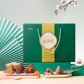 京东京造 嘉兴粽子礼盒 5味10粽+6枚熟鸭蛋1560g