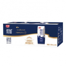 光明 优加纯牛奶200ml*24盒 钻石装