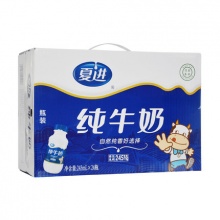 夏进 瓶装纯牛奶243ml*24瓶