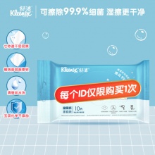 舒洁 湿厕纸家庭装10片