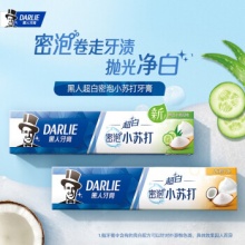 DARLIE 黑人 超白密泡小苏打牙膏 190g