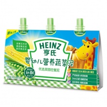 亨氏 3段婴儿辅食优选菜园72g*3袋
