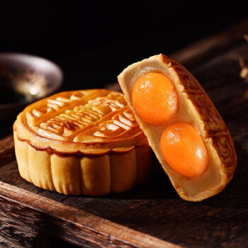 金尊 双黄莲蓉味月饼132g散装