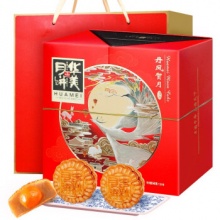 华美  丹凤贺月 双层月饼礼盒540g