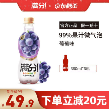 元气森林 苏打气泡水 青苹果味 480ml*12瓶