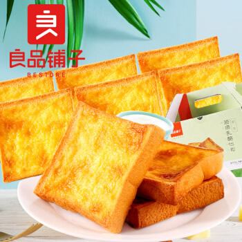 良品铺子 岩焗乳酪吐司500g