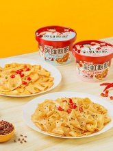 锅圈食汇　红油面皮干拌面４袋
