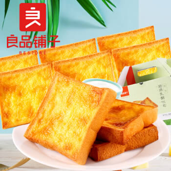 良品铺子 岩焗乳酪吐司 500g