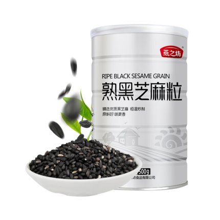 燕之坊 熟黑芝麻粒500g