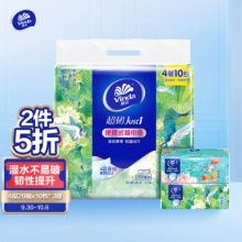 维达 超韧 国潮抽纸10包*4层20抽 L码
