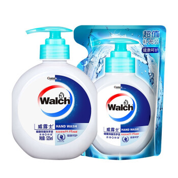 威露士 Walch  抑菌洗手液 525ml瓶装+525ml袋装