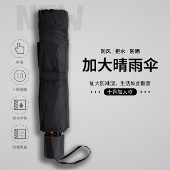红叶 10骨折叠雨伞