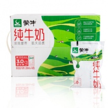蒙牛 百利包纯牛奶200ml*16袋