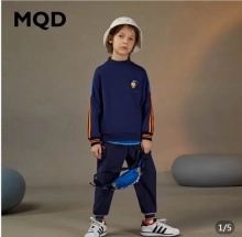 MQD 男童半高领卫衣