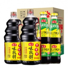 海天酱油 味极鲜1.9L*2瓶+蚝油700g*2瓶