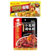 好侍原味咖喱200g*1盒+十三香小龙虾调味料220g*1袋
