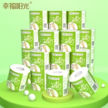幸福阳光 有芯卷纸4层加厚125克18卷