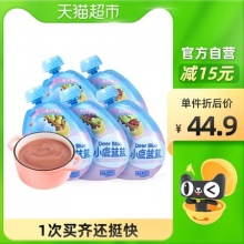 小鹿蓝蓝  婴儿辅食 水果泥108g*5袋