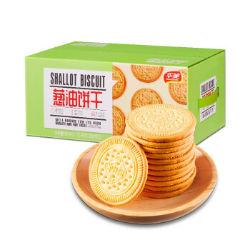 华美 葱油饼干1500g