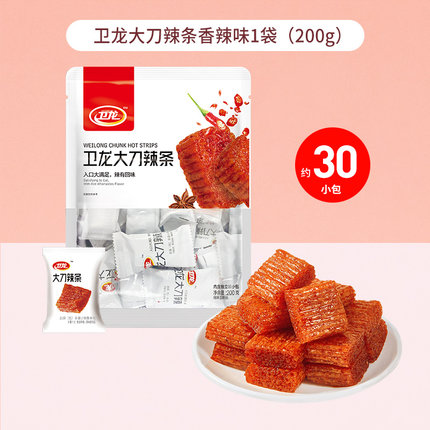 卫龙 大刀肉辣条30包