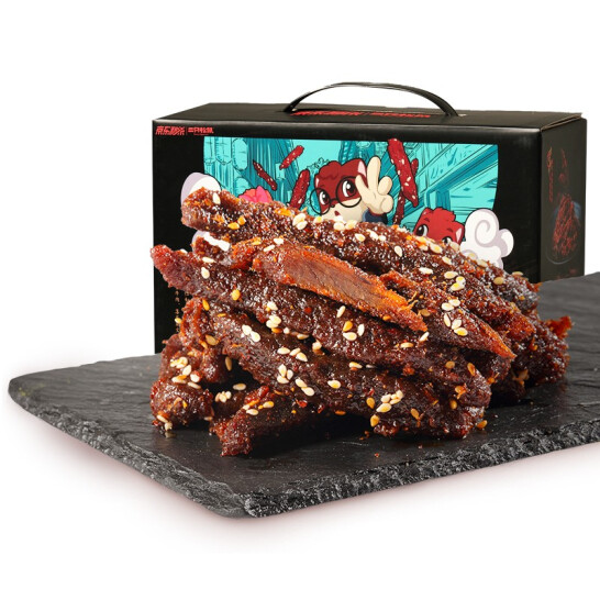 三只松鼠麻辣味蜀香牛肉量贩装400g
