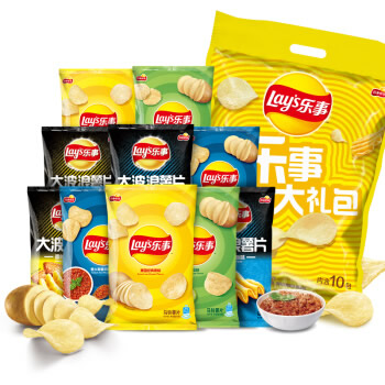 乐事薯片 多口味混合10包