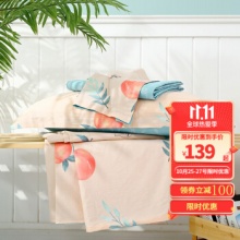  百丽丝家纺 全棉印花四件套 1.8m床（被套：220×240cm）