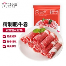 红小厨 原切精选筋道牛肉肥200g
