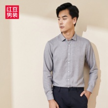 红豆   男士秋季休闲长袖衬衫