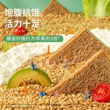 良品铺子   全麦黑麦吐司1000g